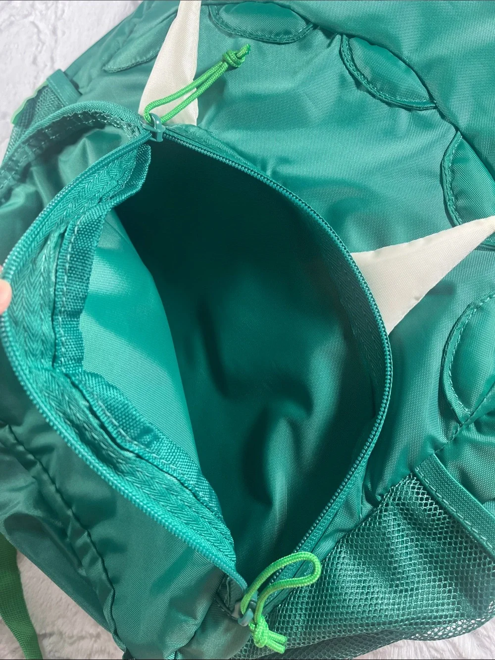 Kids Green Triceratops Backpack - Cute Dinosaur Design